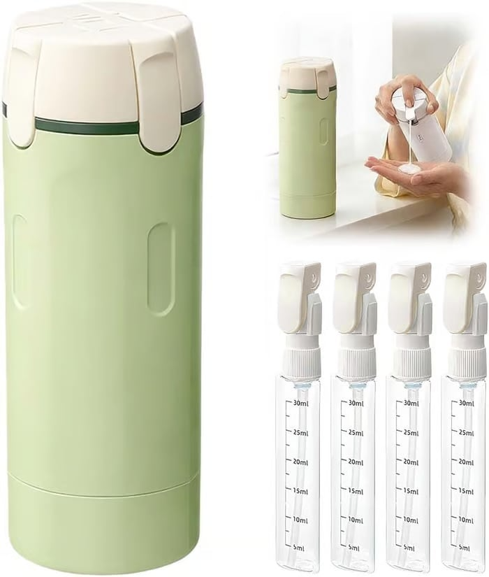 4-in-1 Travel Dispenser Bottle Pro