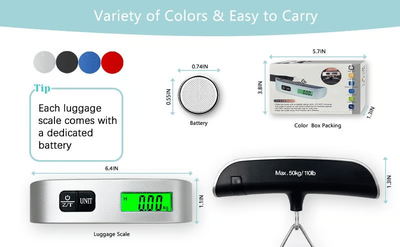 Portable Digital Luggage Scale