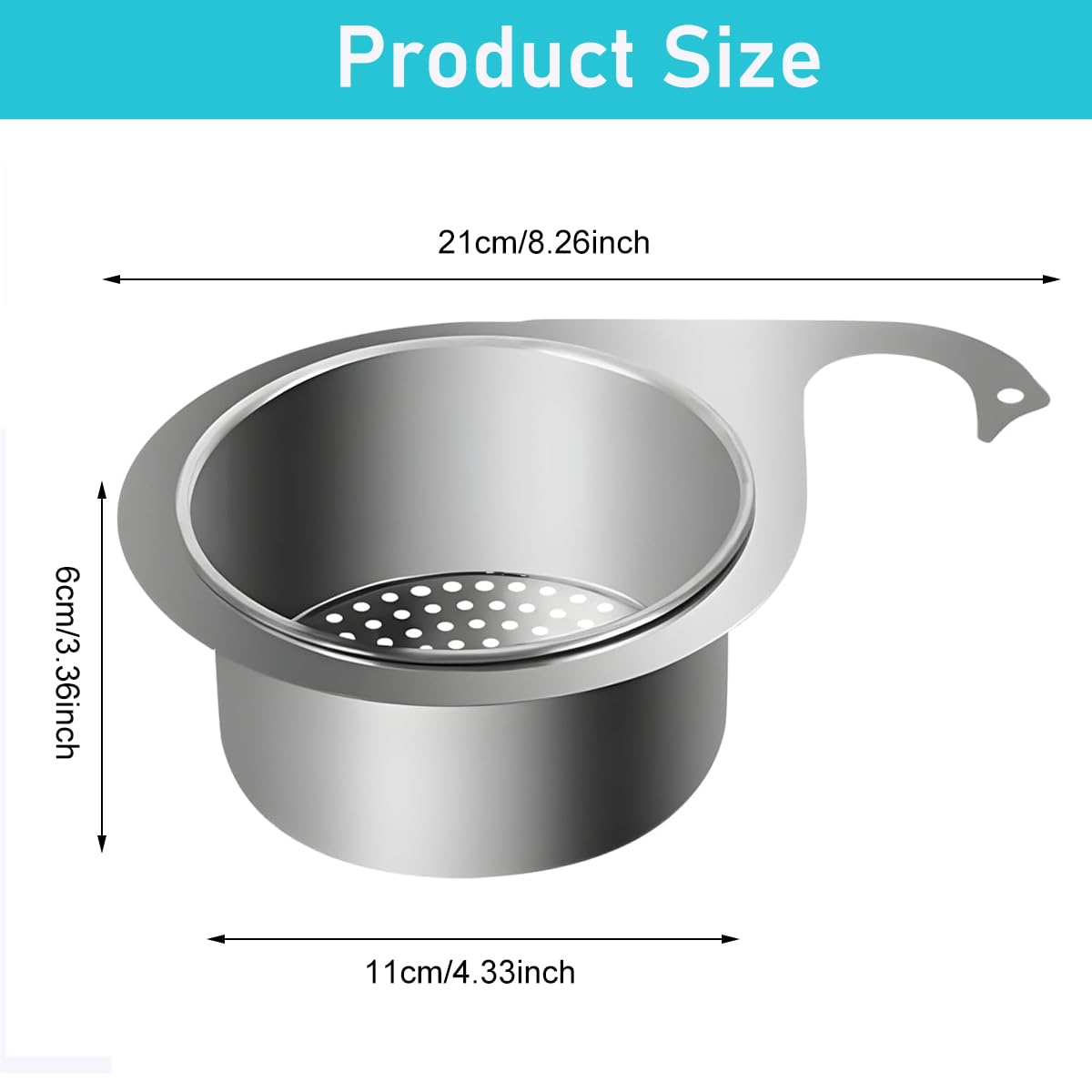 Swan Stainless Steel Drain Basket pro