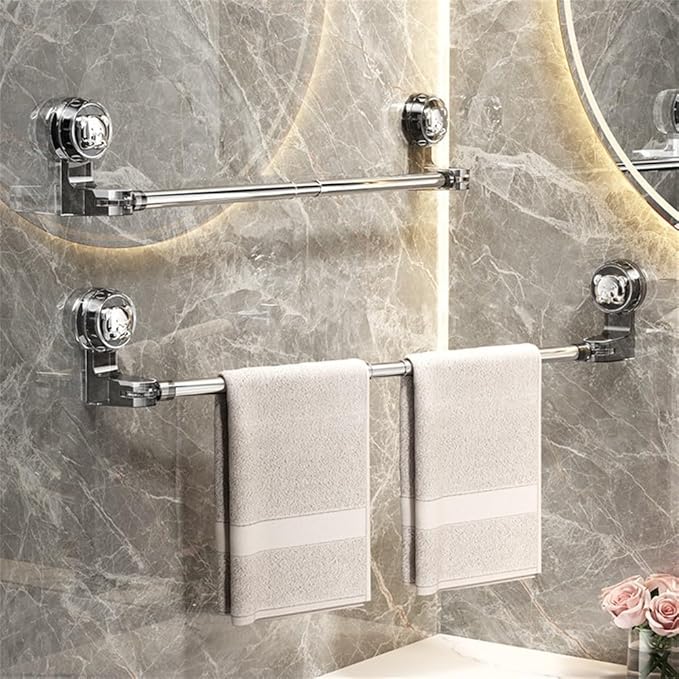 Adjustable Suction Towel Bar