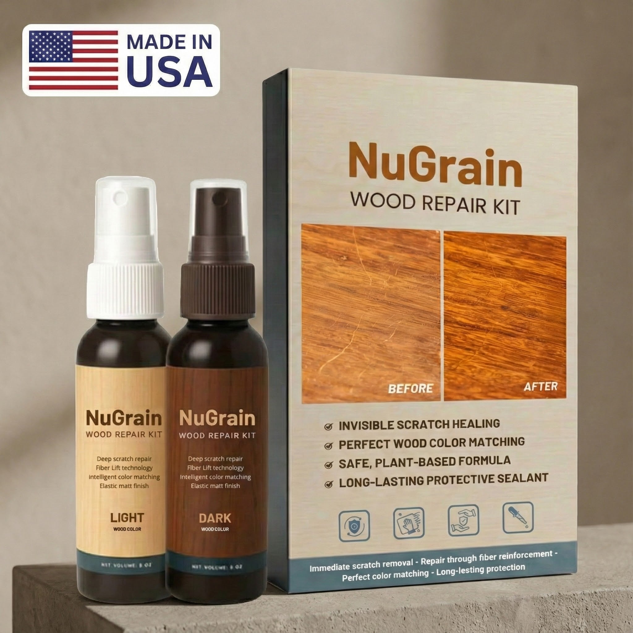 Old English Dark Woods 8-fl oz Unscented Wood Furniture Scratch Cover