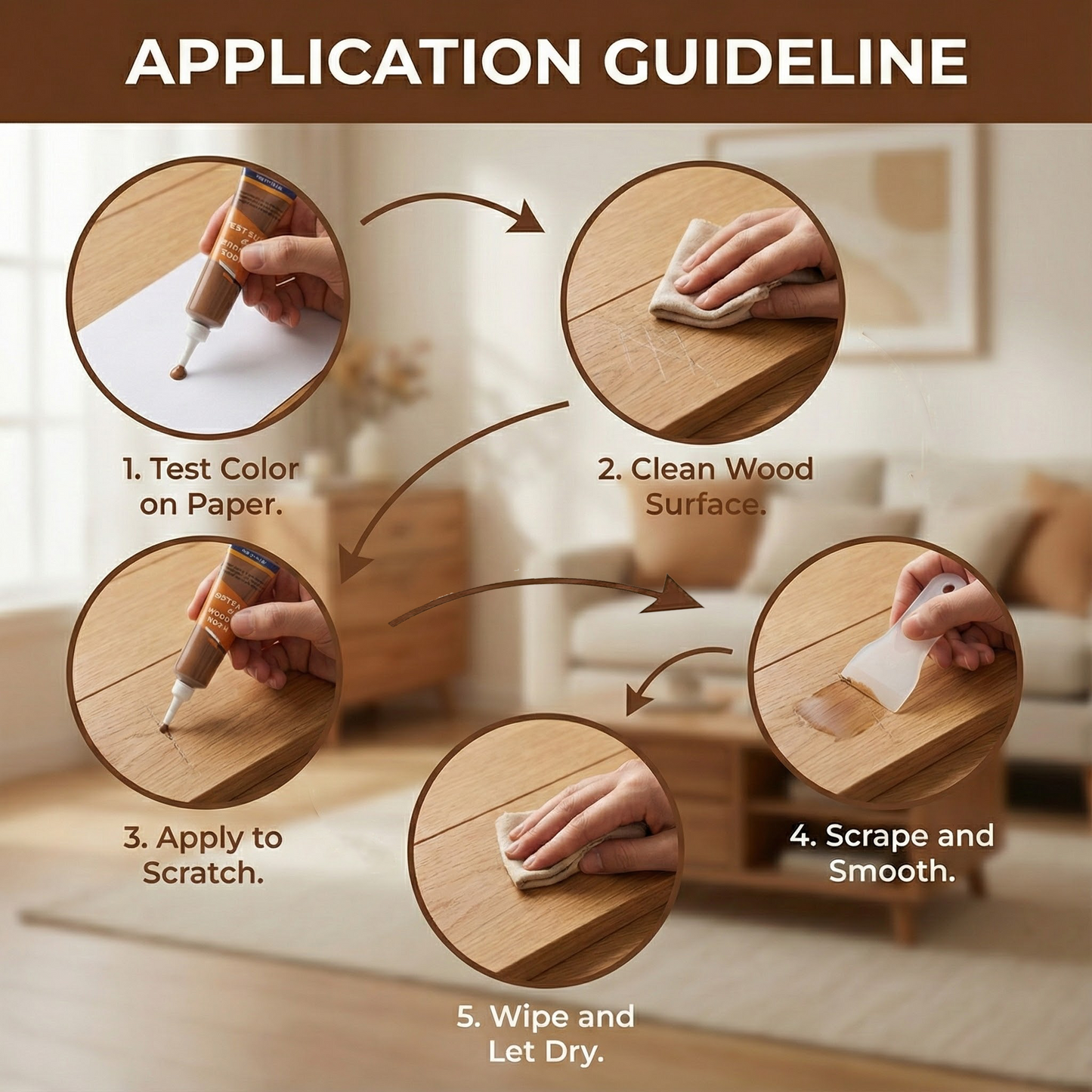 Wood Furniture Repair Kit PRO