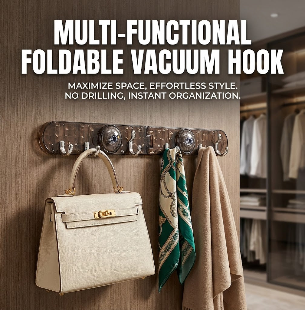 Multi-functional Foldable Vacuum Hook PRO