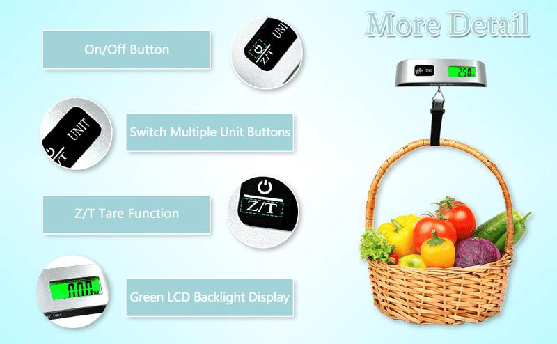 Portable Digital Luggage Scale