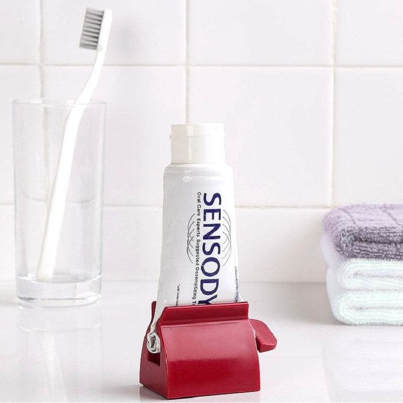 Rolling Tube Toothpaste Squeezer Toothpaste Seat Holder Stand