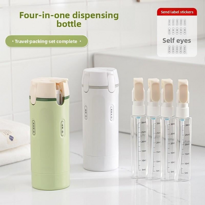 4-in-1 Travel Dispenser Bottle