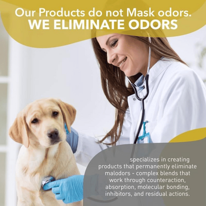Kennel Odor Eliminator (Non-Enzymatic, Apricot & Fresh Scents for Tough Pet Odors)
