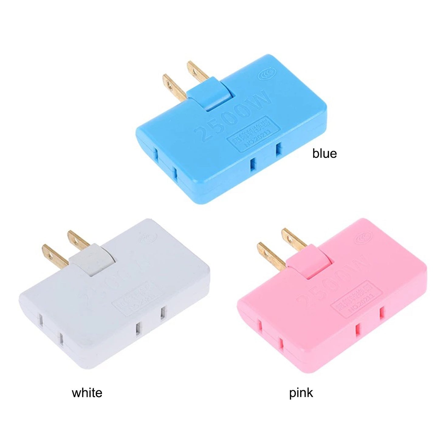 180° Rotating 3-Way Outlet Extender