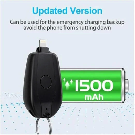 Mini Keychain Power Bank (Rechargeable)