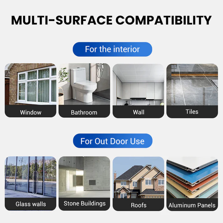 Instant Leak Repair Spray - Seals Cracks & Gaps in 5 Minutes, Waterproof & Flexible for Pipes/Roofs