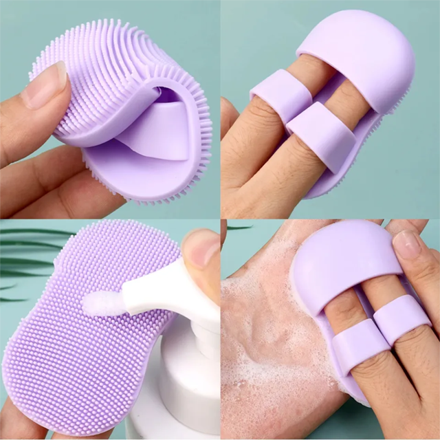 Silicone Mini Finger Face Brush