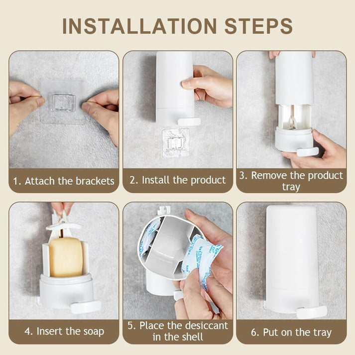 Hygienic Bar Soap Grinder & Dispenser
