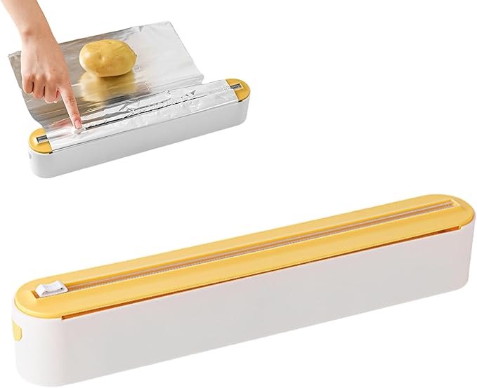 Magnetic Clingfilm Dispenser with Cutter