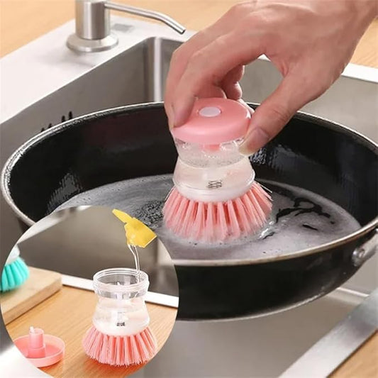Pressing Type Kitchen Cleaning Brush
