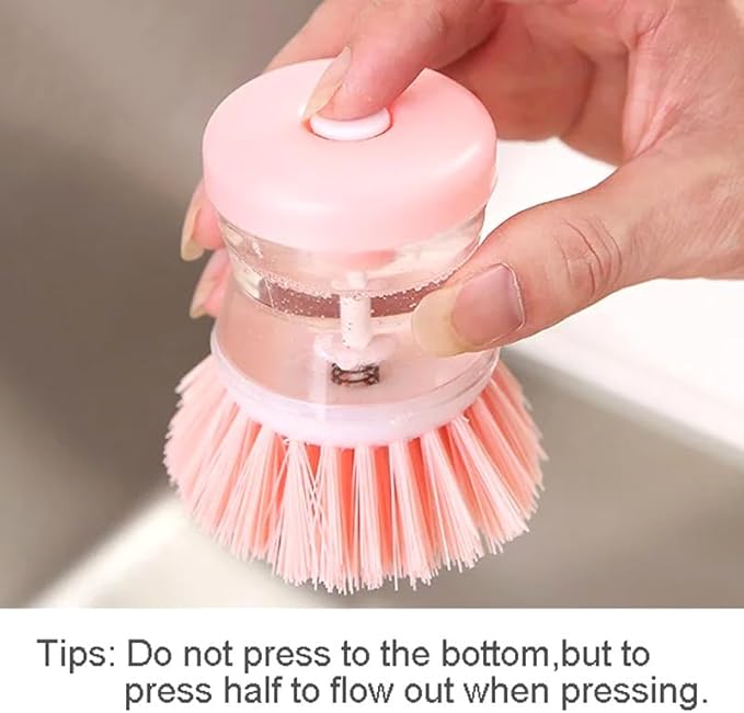 Pressing Type Kitchen Cleaning Brush