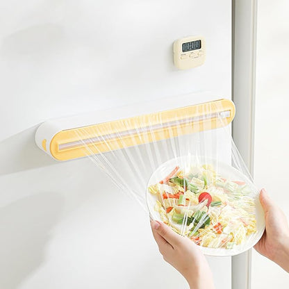 Magnetic Clingfilm Dispenser with Cutter
