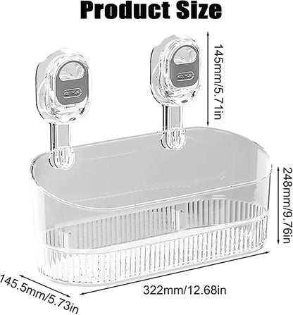 No-Drill Bathroom Suction Storage Box