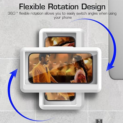 360° Rotation Waterproof Wall-Mount Phone Holder