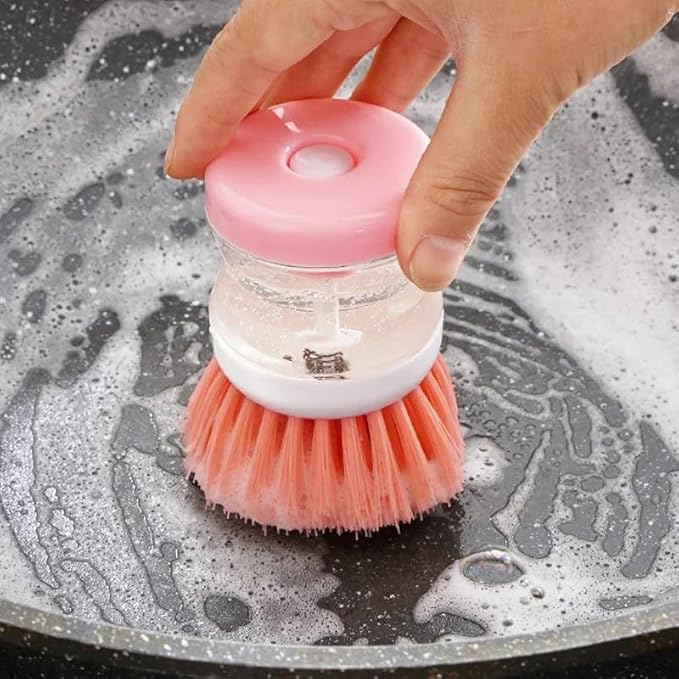 Pressing Type Kitchen Cleaning Brush