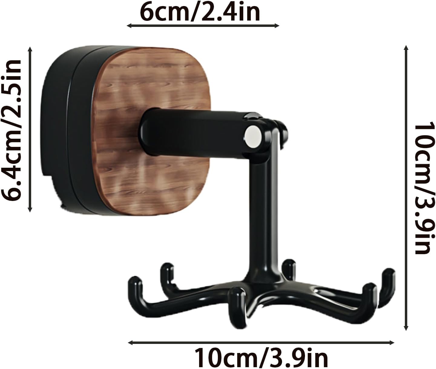 Suction Cup 360° Rotating Hook 6-Claw