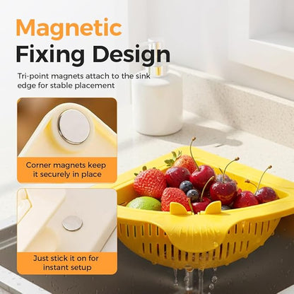 Magnetic Drainage & Filter Basket Sink Strainer Pro