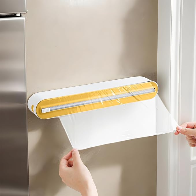 Magnetic Clingfilm Dispenser with Cutter