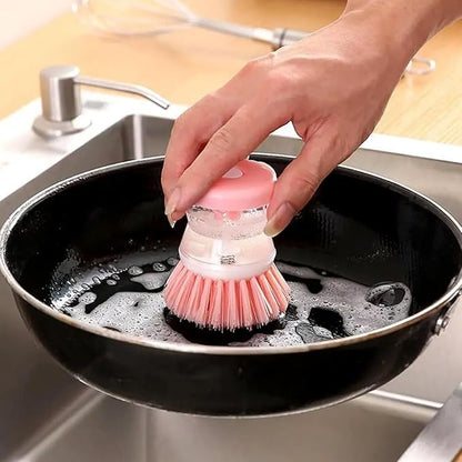 Pressing Type Kitchen Cleaning Brush