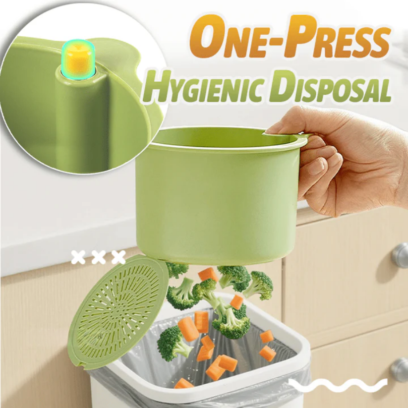 Hanging Clip-On Automatic Dumping Sink Strainer Pro