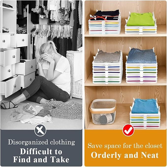Folder Clothes Organizer Wardrobe Dividers