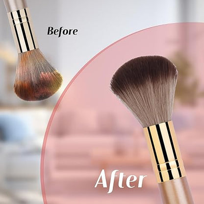 Makeup Brush Cleaner Soap with Silicone Mat