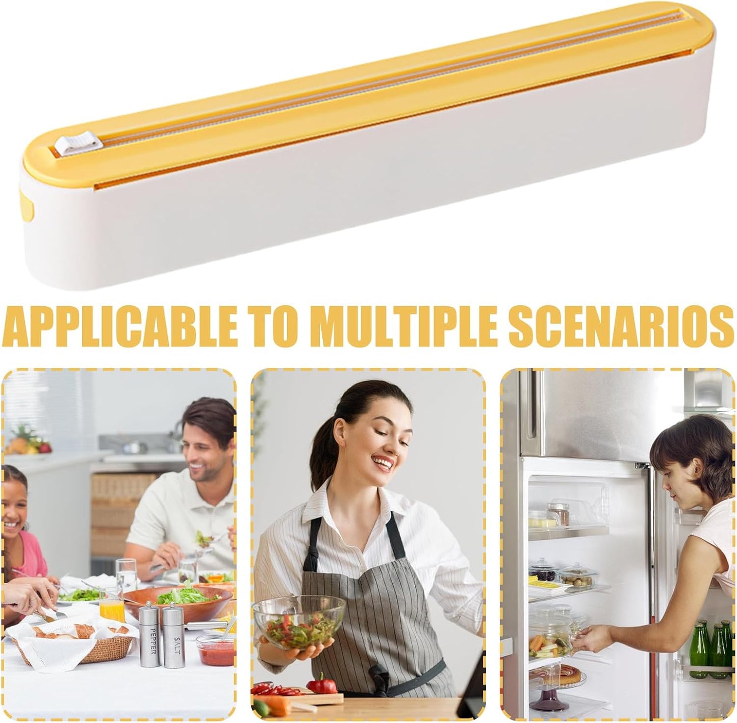 Magnetic Clingfilm Dispenser with Cutter
