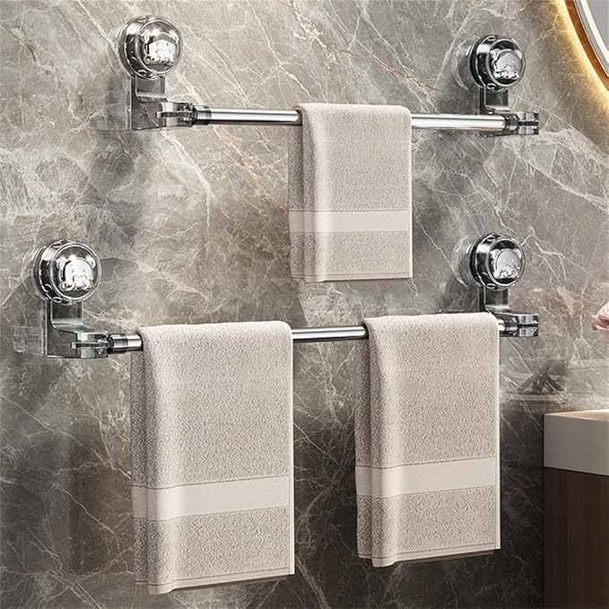 Adjustable Suction Towel Bar