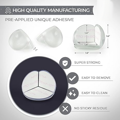 Silicone Anti-Collision Corner Protector(4 PCS)