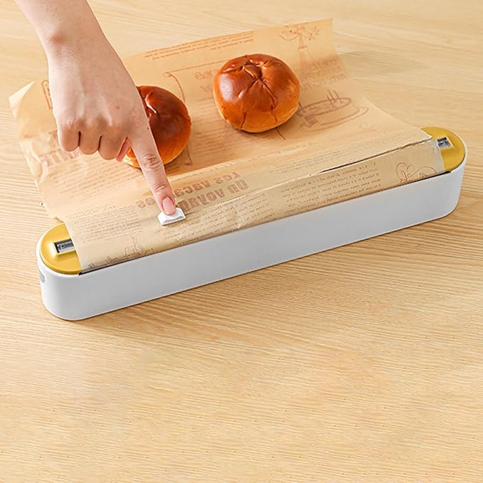 Magnetic Clingfilm Dispenser with Cutter