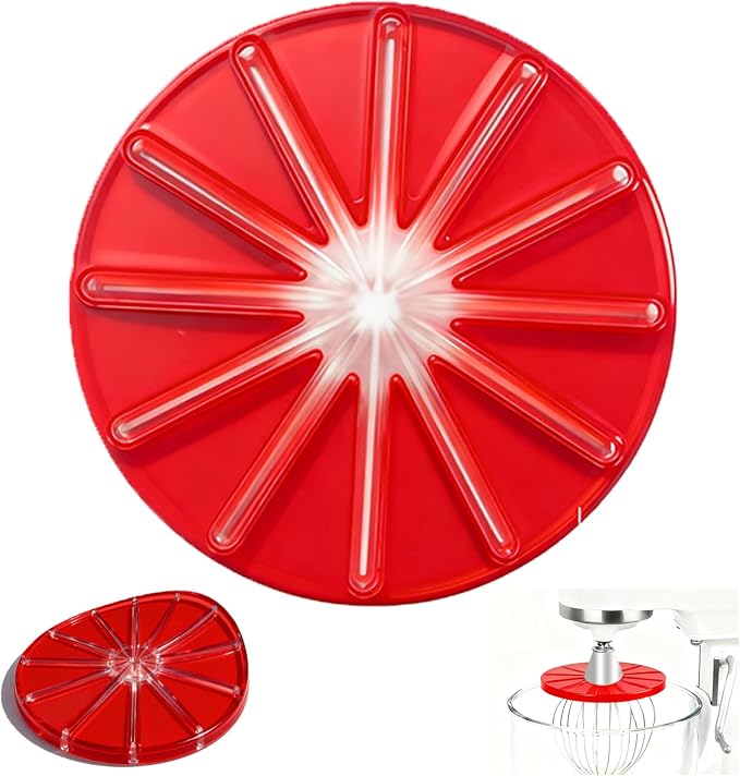 Whisk Cleaning Wiper Kitchen-Aids – Anti-Splatter Silicone Baffle for 6-Wire Whisks