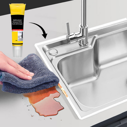 Multi-functional Waterproof White Caulk with Scraper PRO