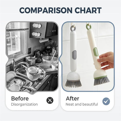 360° Rotating Soap Dispensing Dish Brush