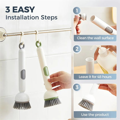 360° Rotating Soap Dispensing Dish Brush