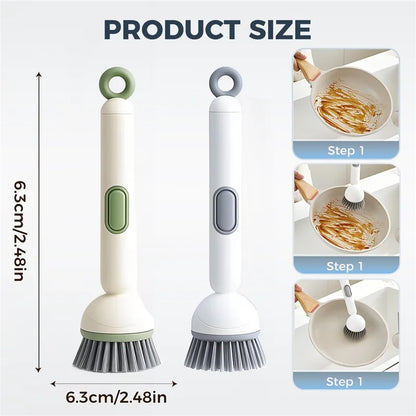 360° Rotating Soap Dispensing Dish Brush