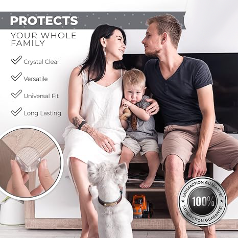 Silicone Anti-Collision Corner Protector(4 PCS)