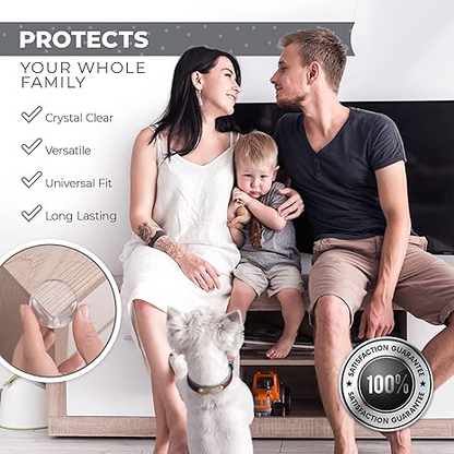 Silicone Anti-Collision Corner Protector(4 PCS)