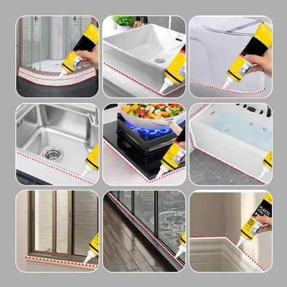 Multi-functional Waterproof White Caulk with Scraper PRO