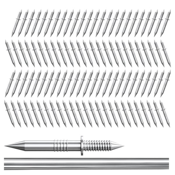 Double-Headed Skirting Thread Seamless Nail Non Marking