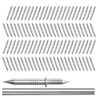 Double-Headed Skirting Thread Seamless Nail Non Marking