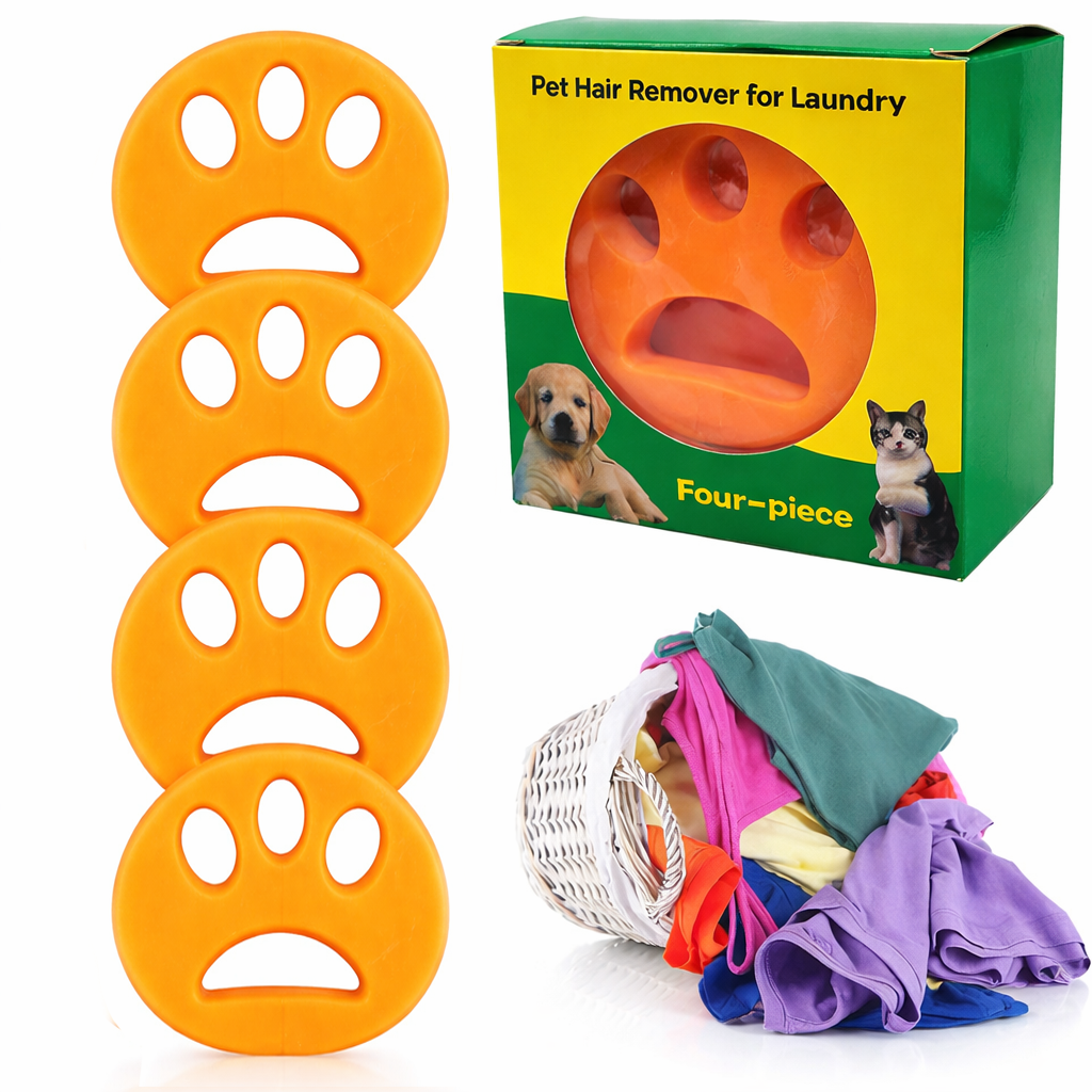 Washing Machine Pet Hair Remover Ball (4 Packs)