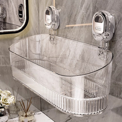 No-Drill Bathroom Suction Storage Box