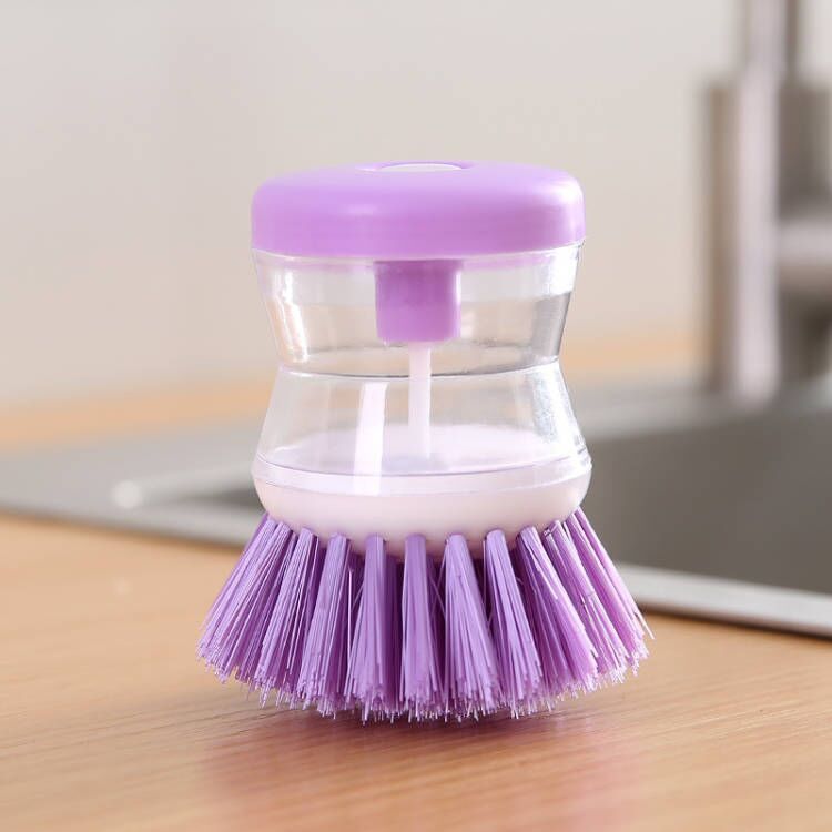 Pressing Type Kitchen Cleaning Brush
