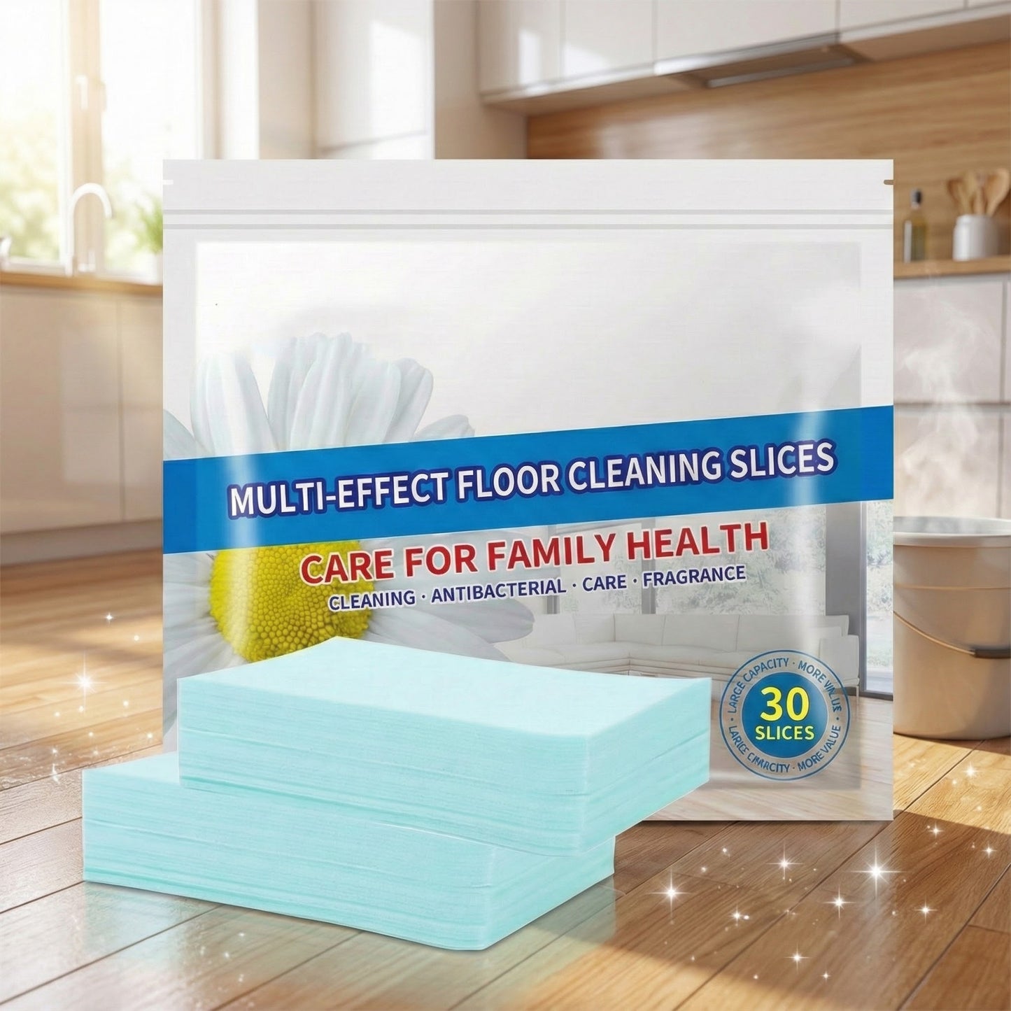 Multi-Effect Floor Cleaning Slices