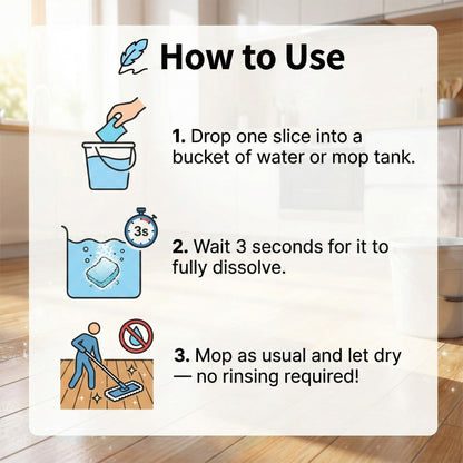Multi-Effect Floor Cleaning Slices