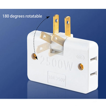 180° Rotating 3-Way Outlet Extender